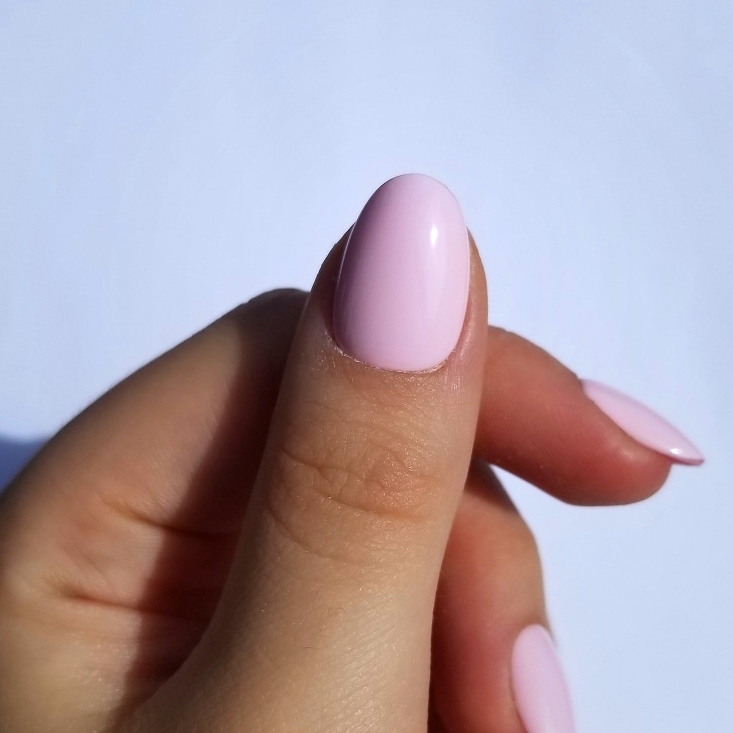 Rose poudré ~ Rond XS