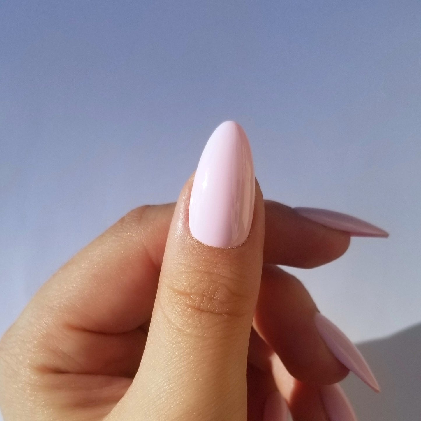 Rose poudré ~ Amande M (sans mesures)