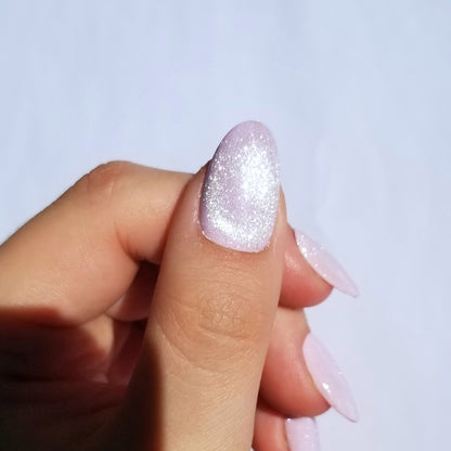 Cat eye rose shiny ~ Rond S