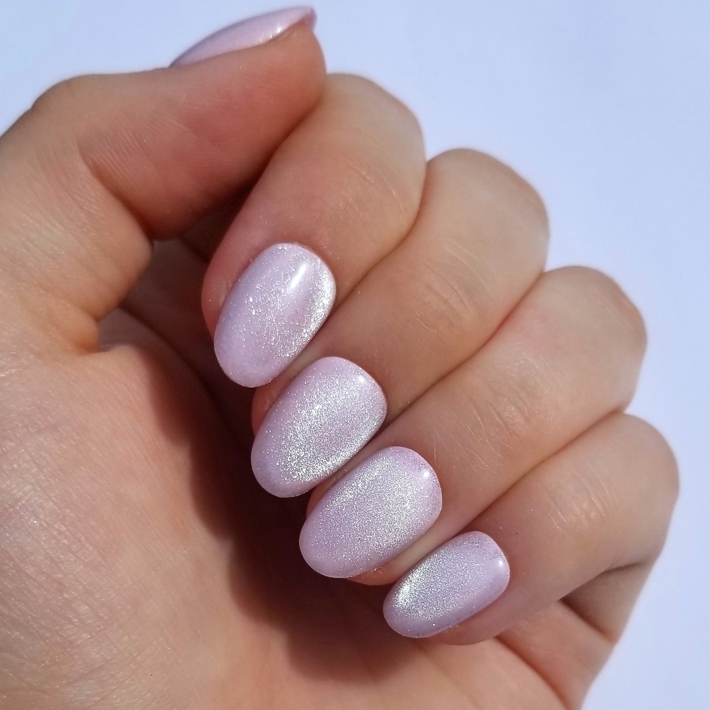 Cat eye rose shiny ~ Rond XS