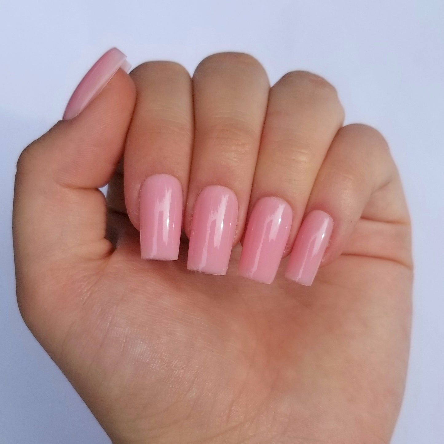 Effet gel rose vif ~ Carré S