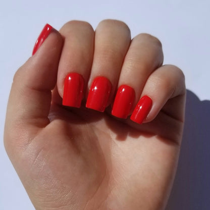 Rouge vif ~ Carré XS