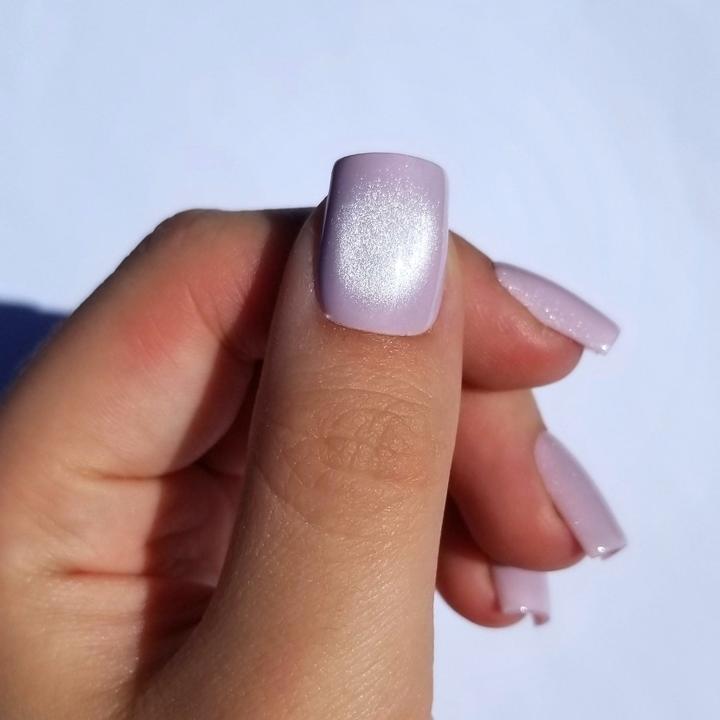 Soft cat eye rose ~ Carré XS