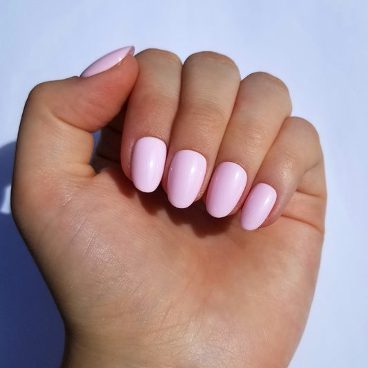 Rose poudré ~ Rond XS