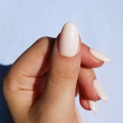 Effet gel beige ~ Rond S