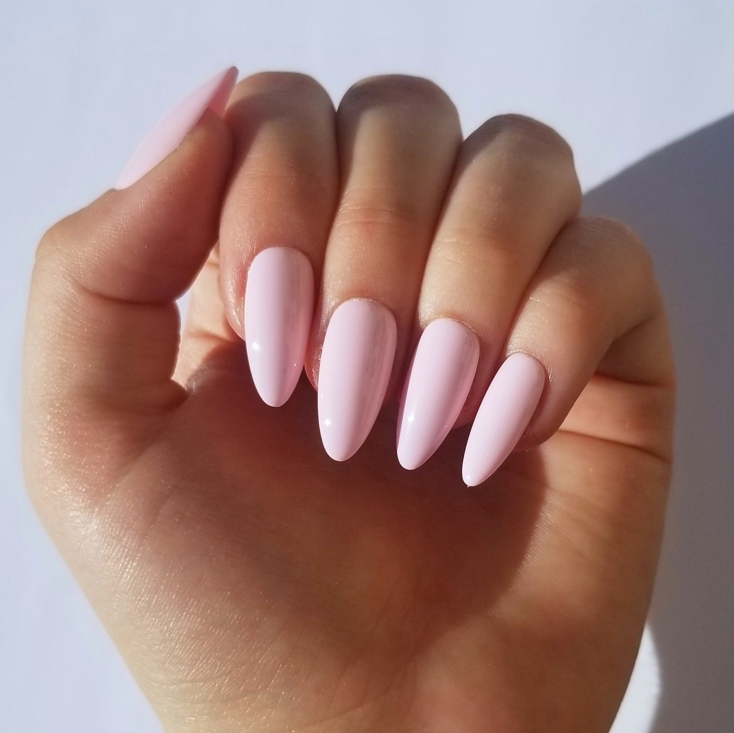 Rose poudré ~ Amande M (sans mesures)