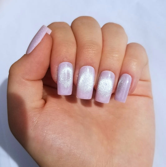 Cat eye rose shiny ~ Carré S