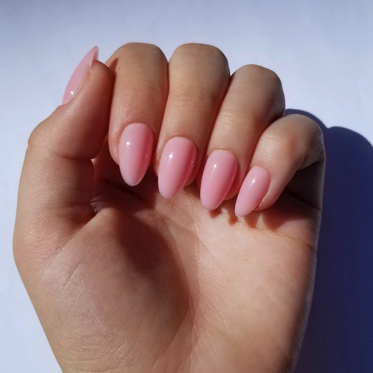 Effet gel rose vif ~ Amande S