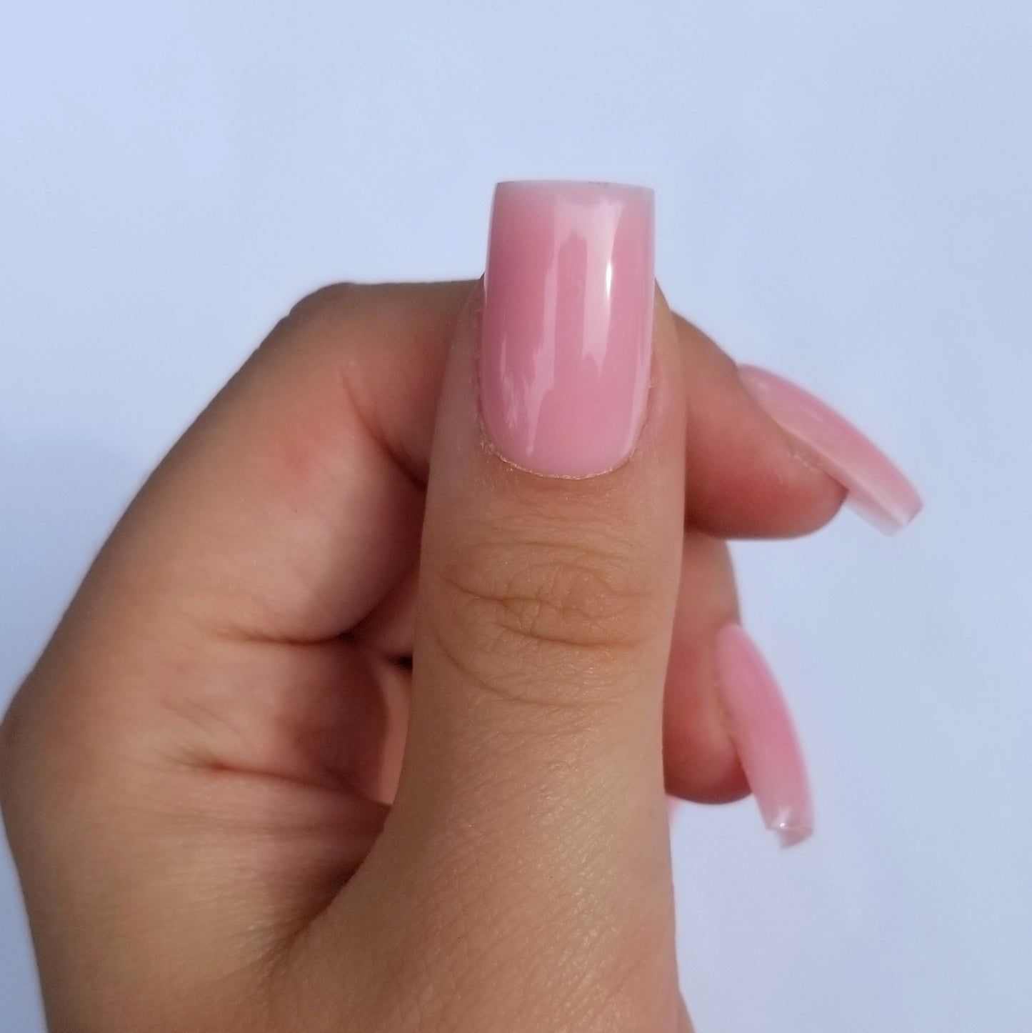 Effet gel rose vif ~ Carré S